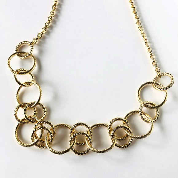Gold Statement Necklace - Picture 4 of 5